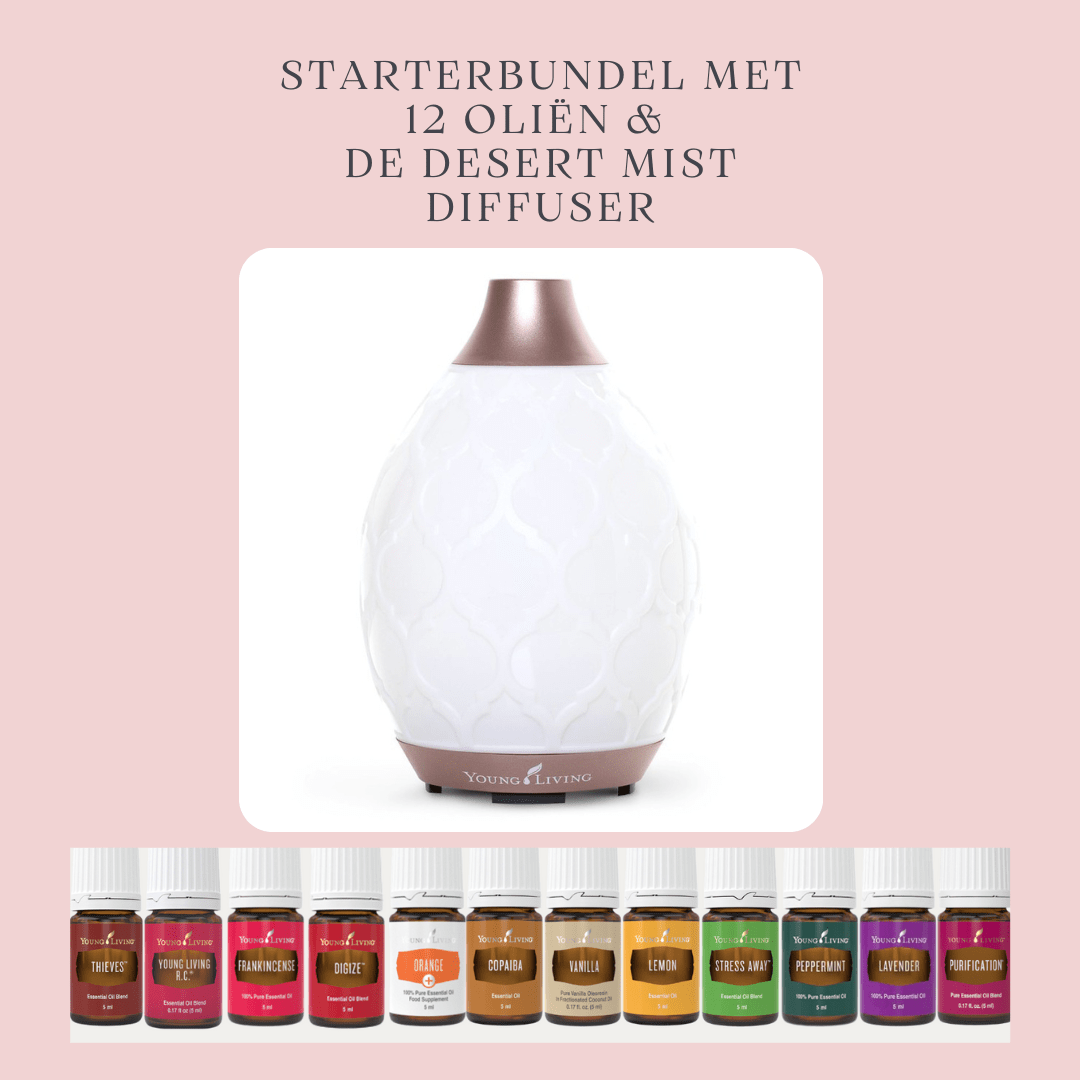 Starterkitmet Desert Mist diffuser